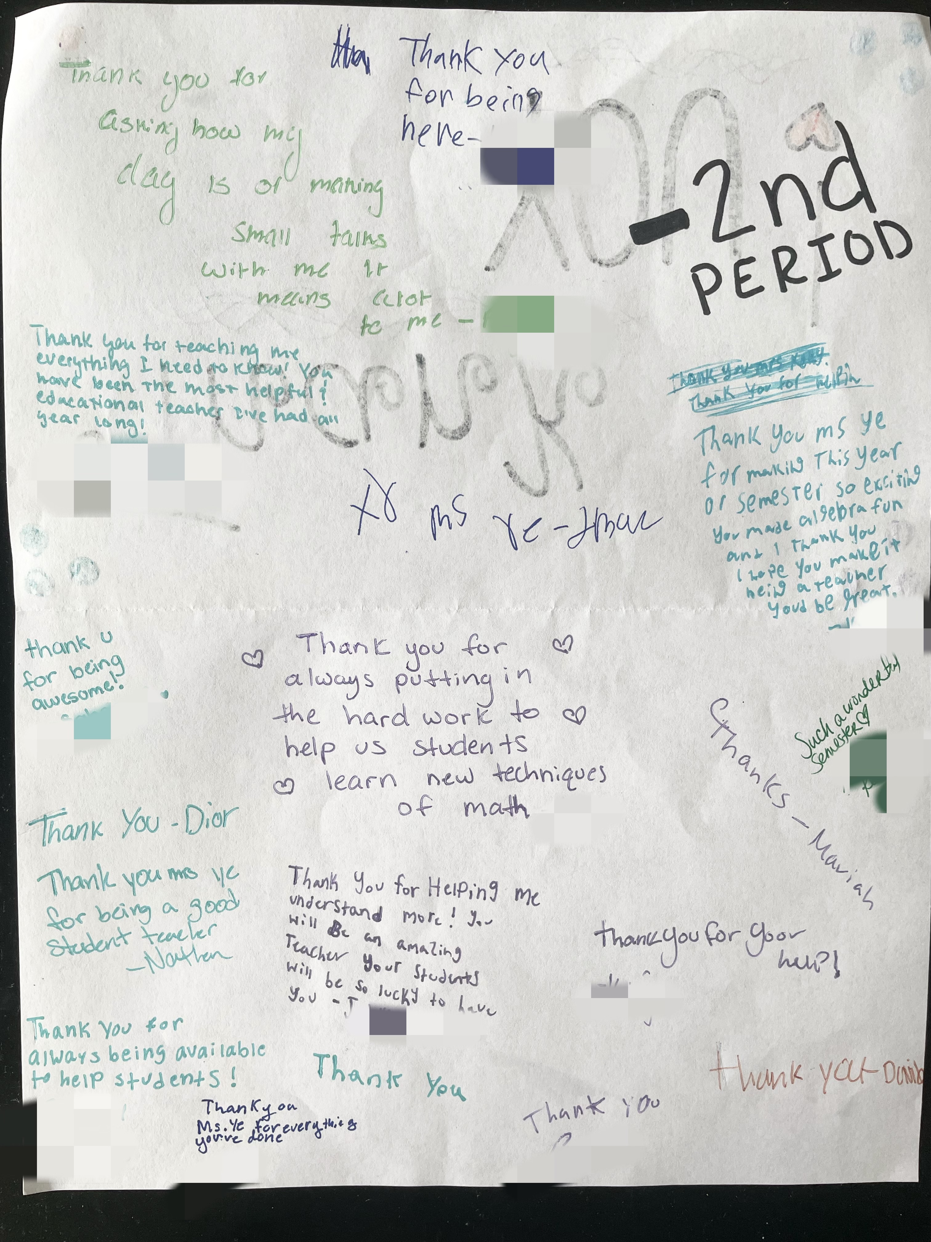 Thank you letter